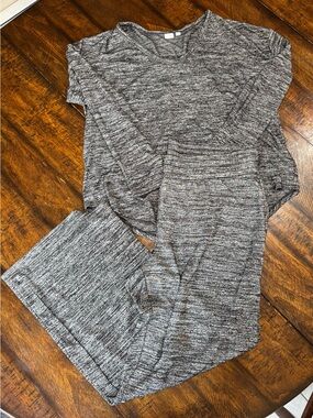Cozy Marled Gray Lounge Set